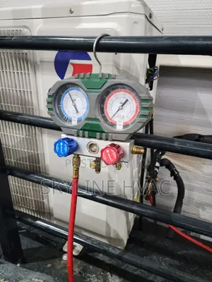 Air Conditioner Accessories, Compressor, Manifold Gauge, Copper Pipes