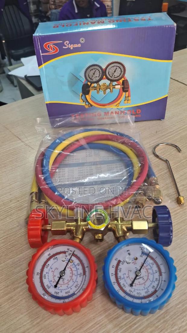 Air Conditioner Accessories, Compressor, Manifold Gauge, Copper Pipes - thumbnail 9