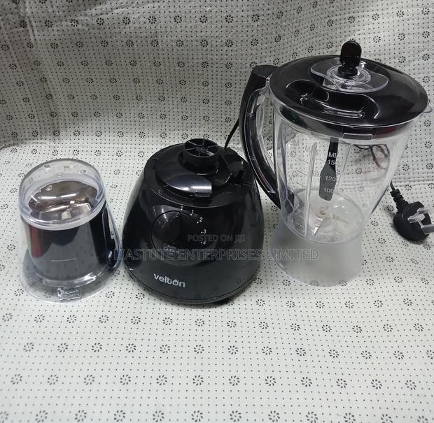 Velton 1.5l Plastic Jar Blender: 4 Speeds + Pulse, Dry Mill