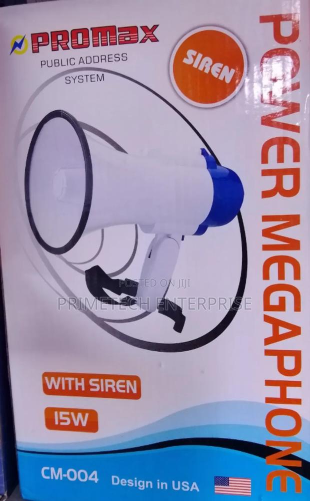 15watts Megaphone With Siren - main view