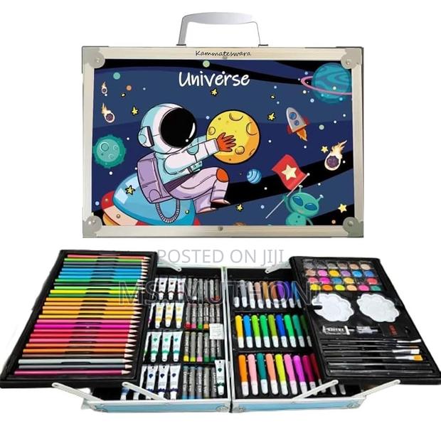 145 PCS Space Print Coloring Art Set Kit With - main view