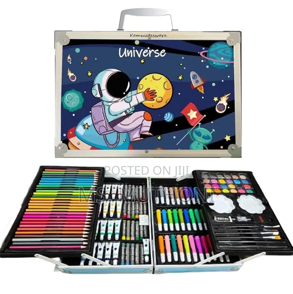 145 PCS Space Print Coloring Art Set Kit With