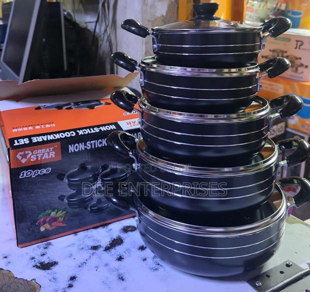 10 PCS Great Star Nonstick Cookware Set - main view