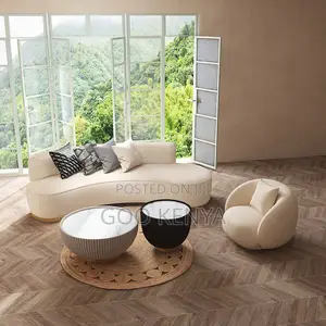 Home Sofa; Modern 3-Seater Velvet Living Room Sofa With Cushions