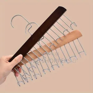 Multi Hook Underwear or Bag Hanger* *Wooden Plank 8 Hook Hanger