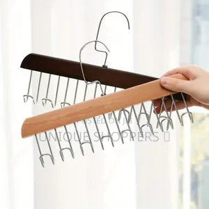 Multi Hook Underwear or Bag Hanger* *Wooden Plank 8 Hook Hanger