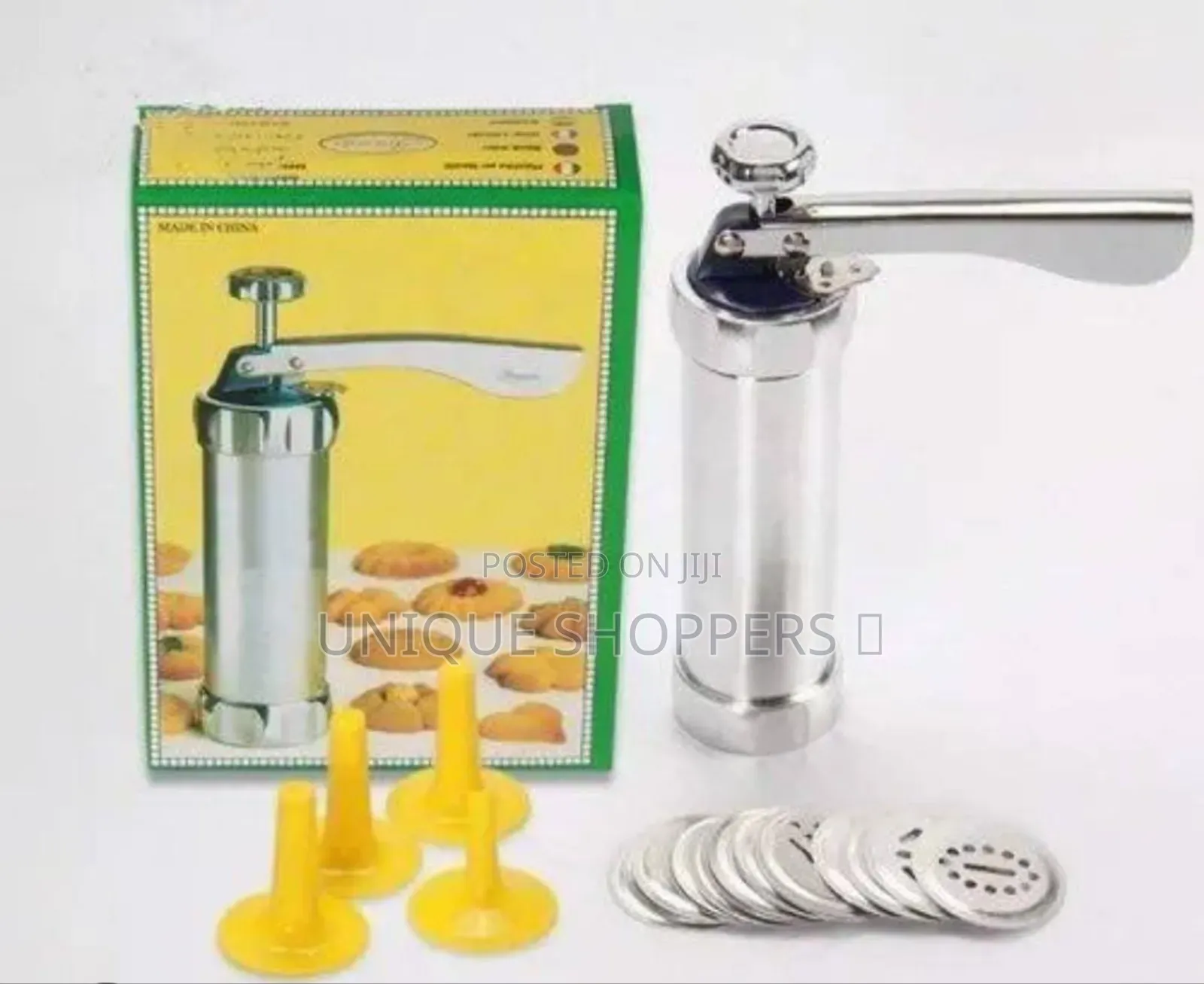 Stainless Steel 24 Option Cookie or Biscuit Press