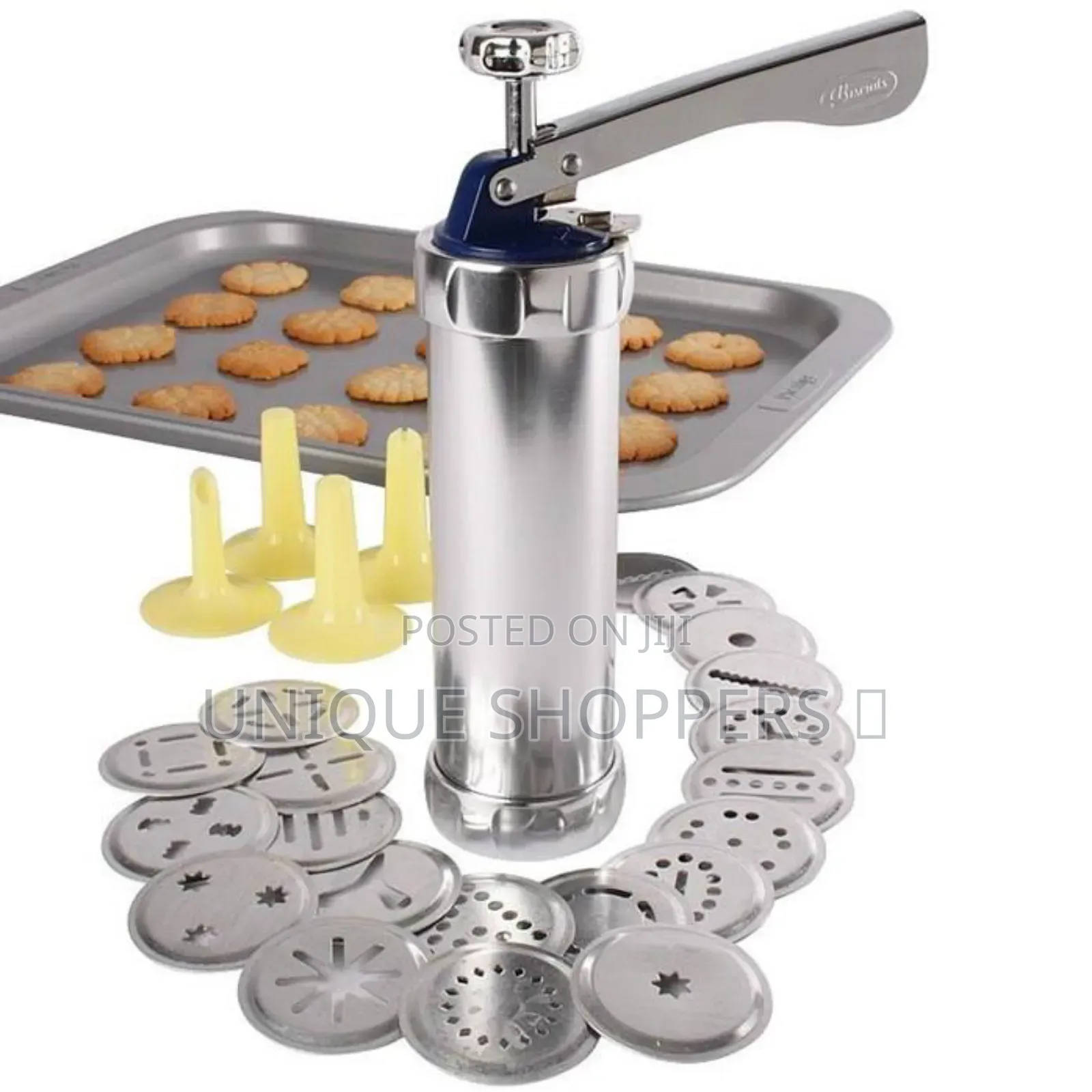 Stainless Steel 24 Option Cookie or Biscuit Press