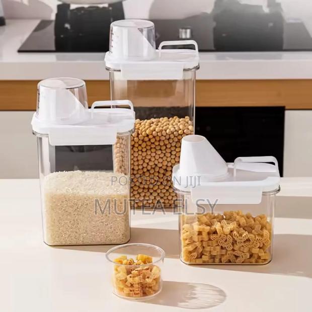 Acrylic Airtight Cereals Storage Containers - thumbnail 2