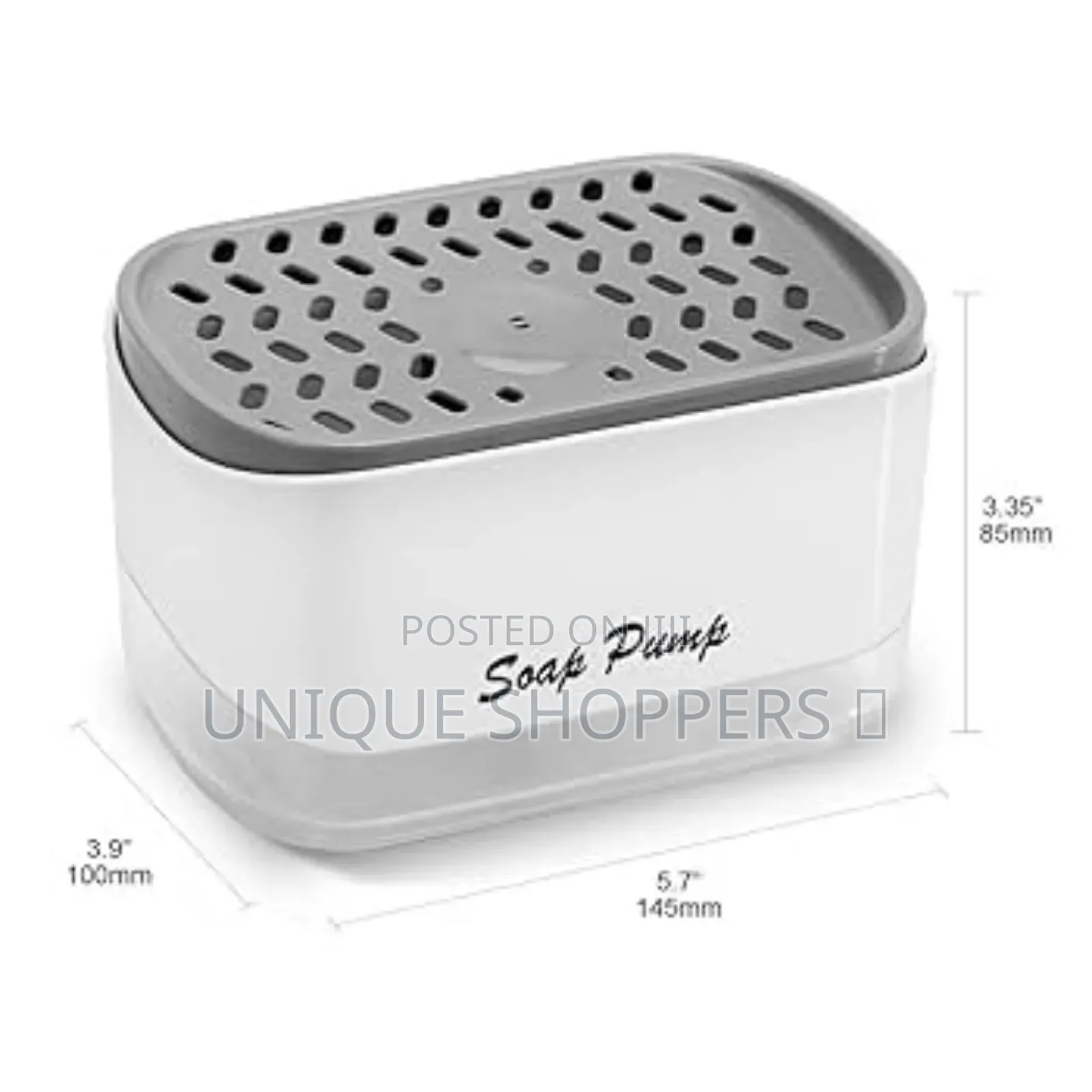 Soap Pump and Sponge Caddy