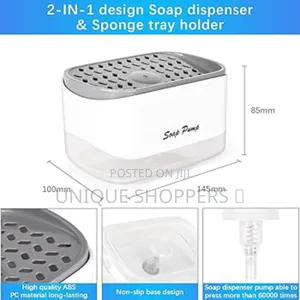 Soap Pump and Sponge Caddy