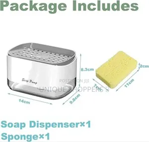 Soap Pump and Sponge Caddy
