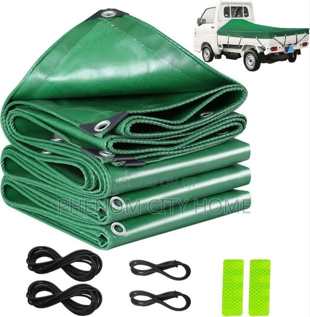 Green Multipurpose Quality Canvas Tarpaulin - thumbnail 2