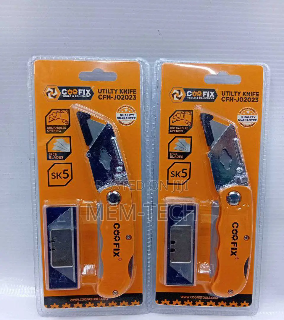Coofix Utilty Knife With Five Blades