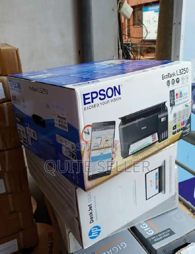Epson L3250 Ink Tank Printer, Print, Copy and Scan - Ecotank L3250