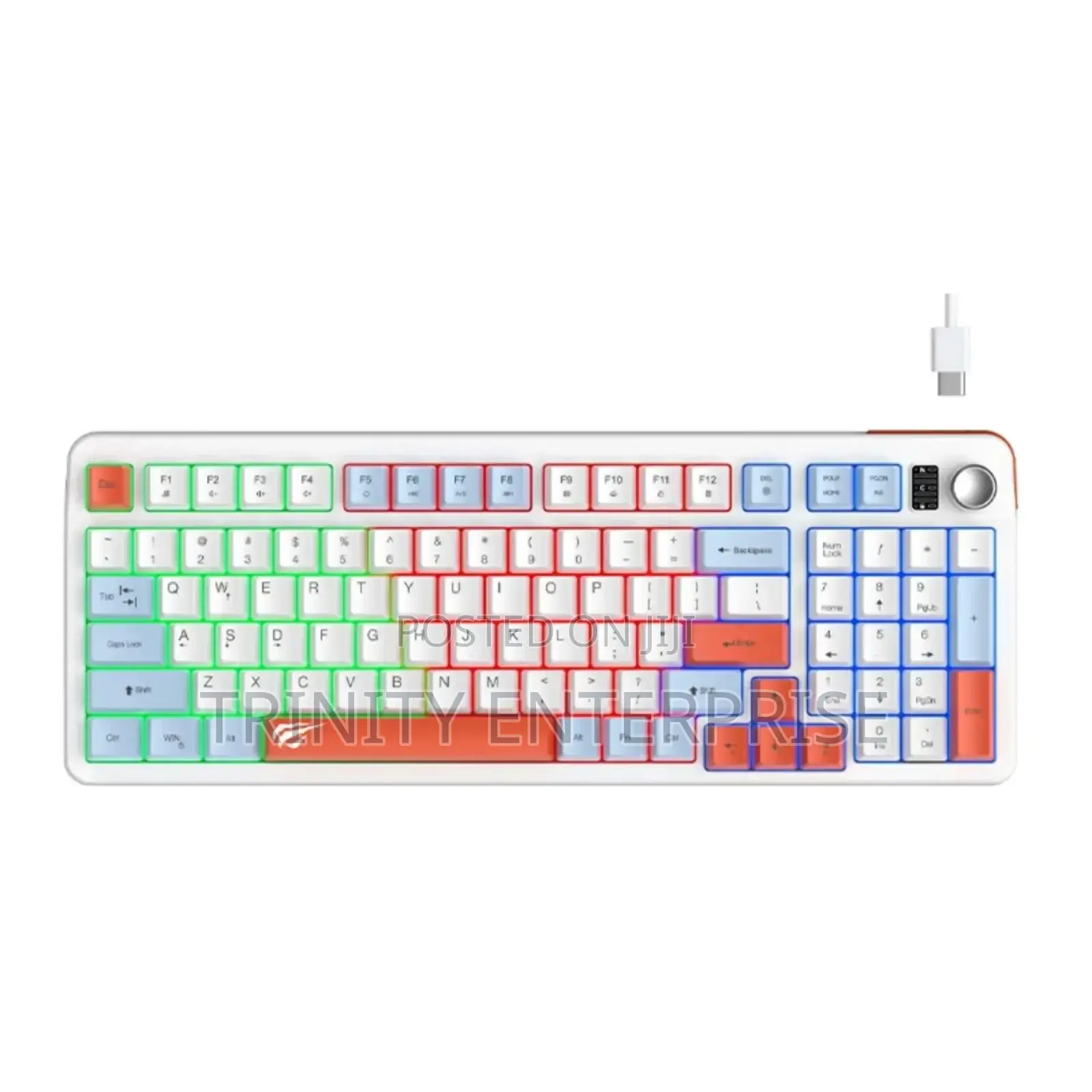Gaming Keyboard Mixed Colors Backlit Usb 