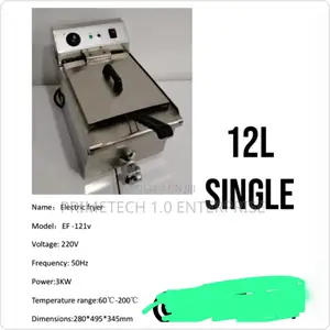 12 Litres Commercial Deep Fryer