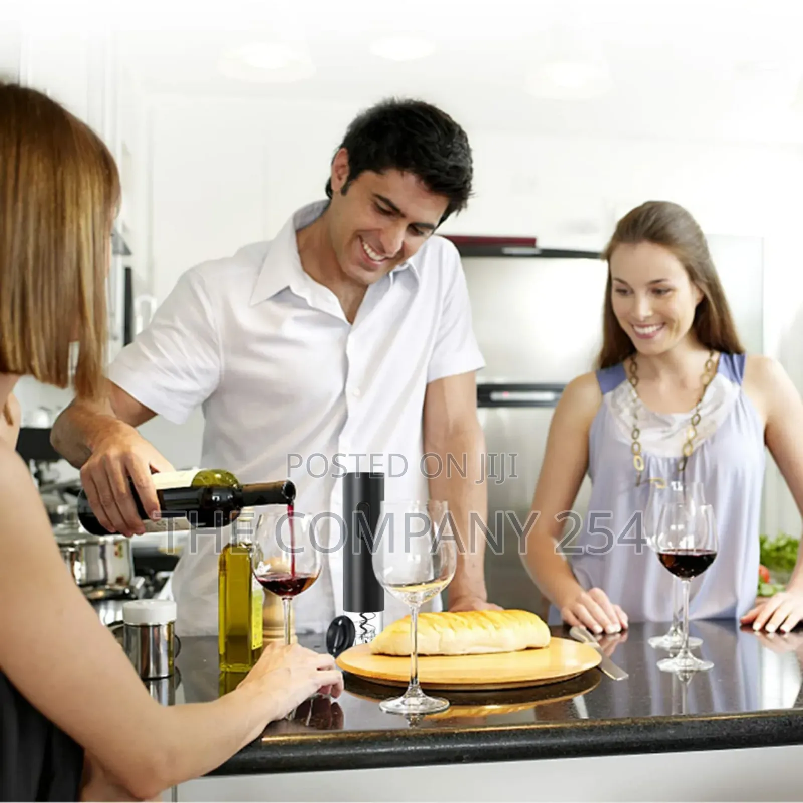 *Electric Wine Openers Stand 4- In-1 Automatic Corkscrew, Bar Opener,