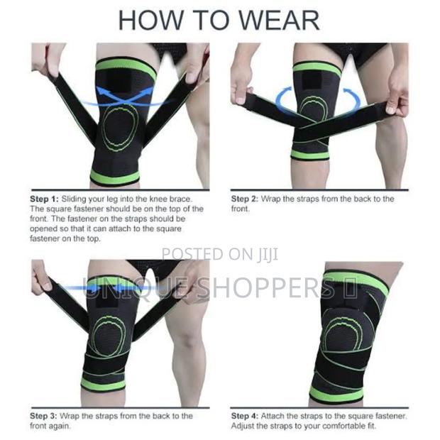 Single Knee Support Compression Sleeve - thumbnail 3