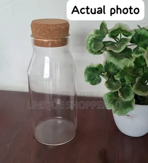 Airtight Glass Bottle Spongy Bamboo Cork Now