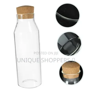 Airtight Glass Bottle Spongy Bamboo Cork Now
