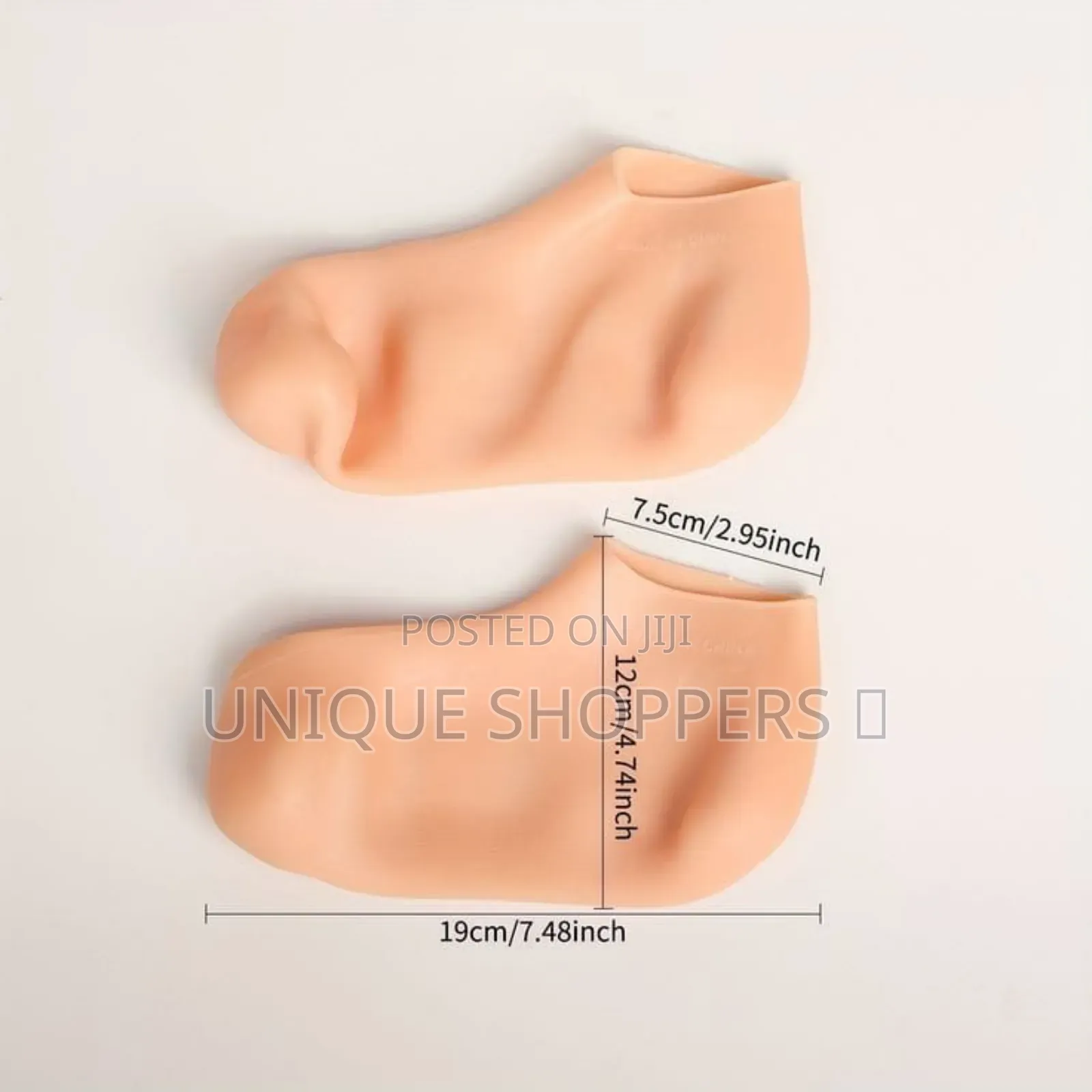 Silicone Moisturizing Socks for Super Soft Foot Skin Anti Aging and Ea