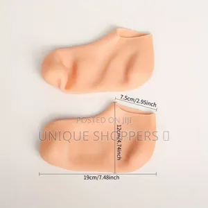 Silicone Moisturizing Socks for Super Soft Foot Skin Anti Aging and Ea