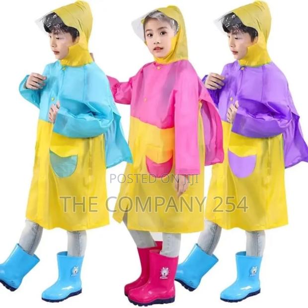 Rainbow Unisex Designer All Age Rain Coats - main view