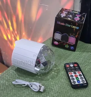 Rechargeable Portable Bluetooth Speaker Mini Music Magic Lamp 6w