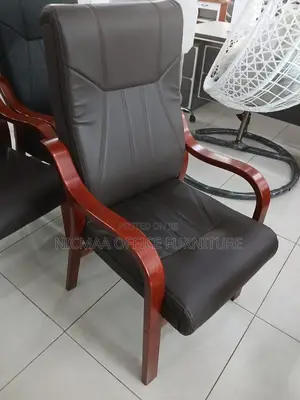 Executive High-Back Leather Visitor Chair