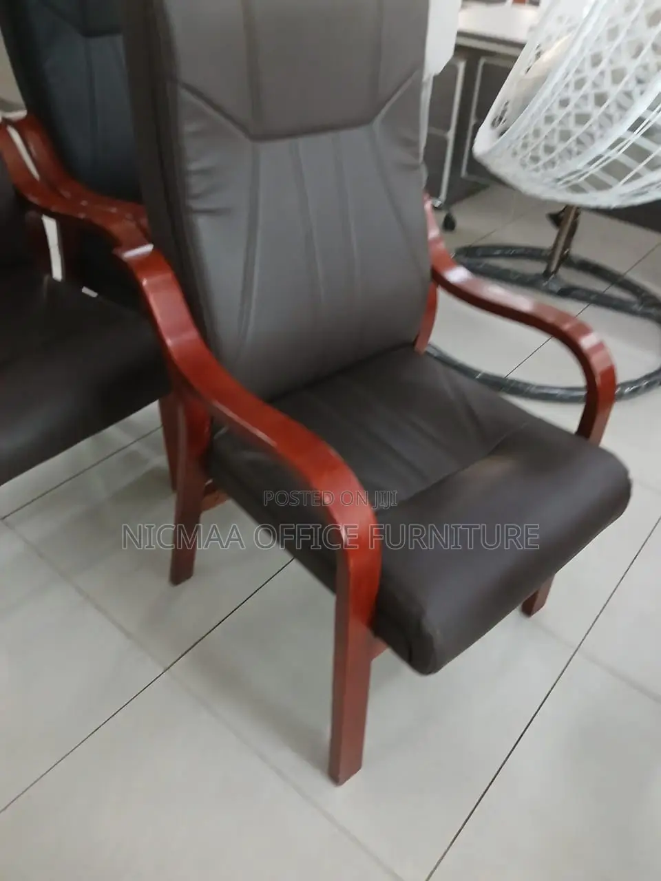 Executive High-Back Leather Visitor Chair