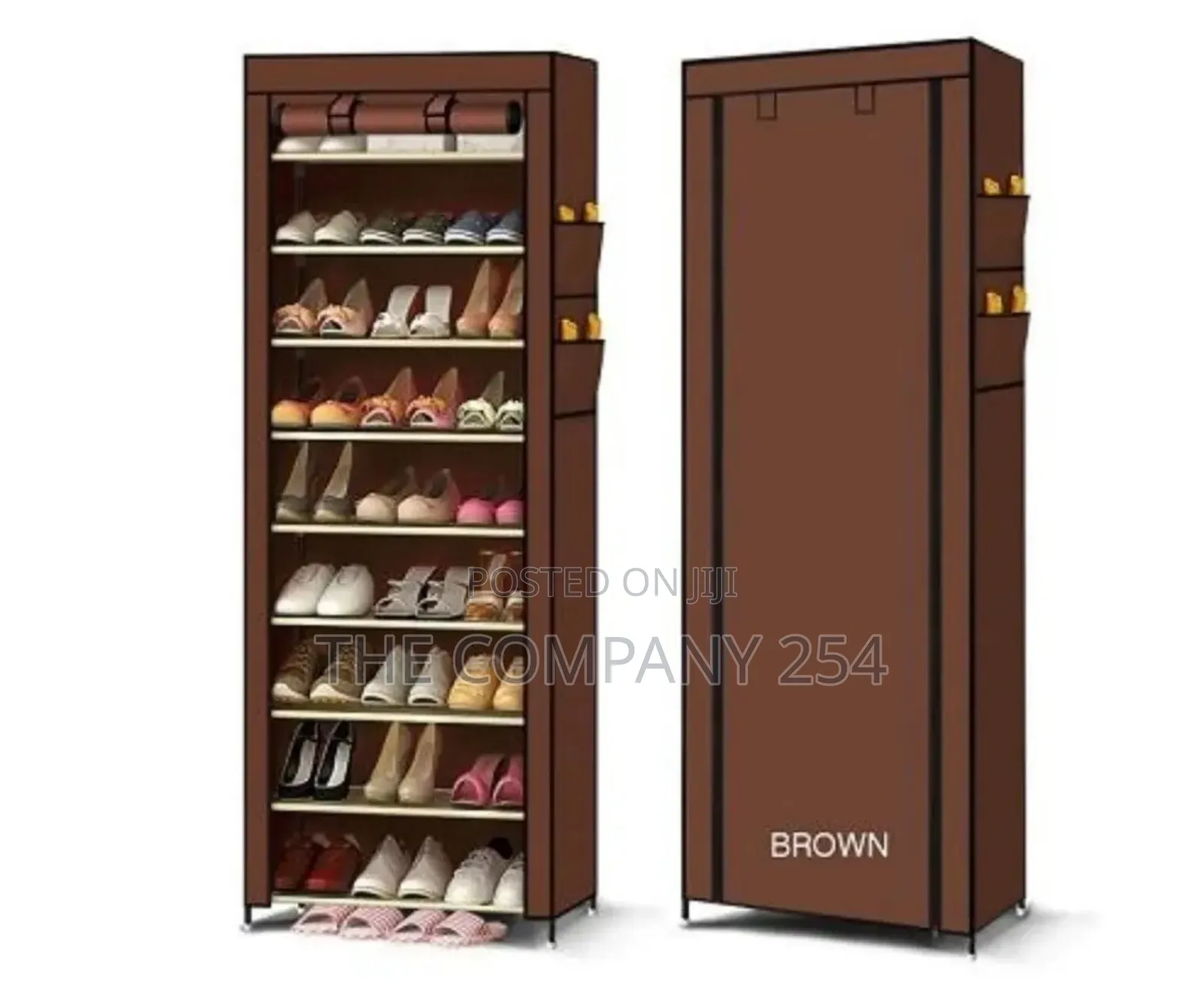 *10 Tier Dustproof 27 Pairs Shoes Rack, Shoe Storage Organizer