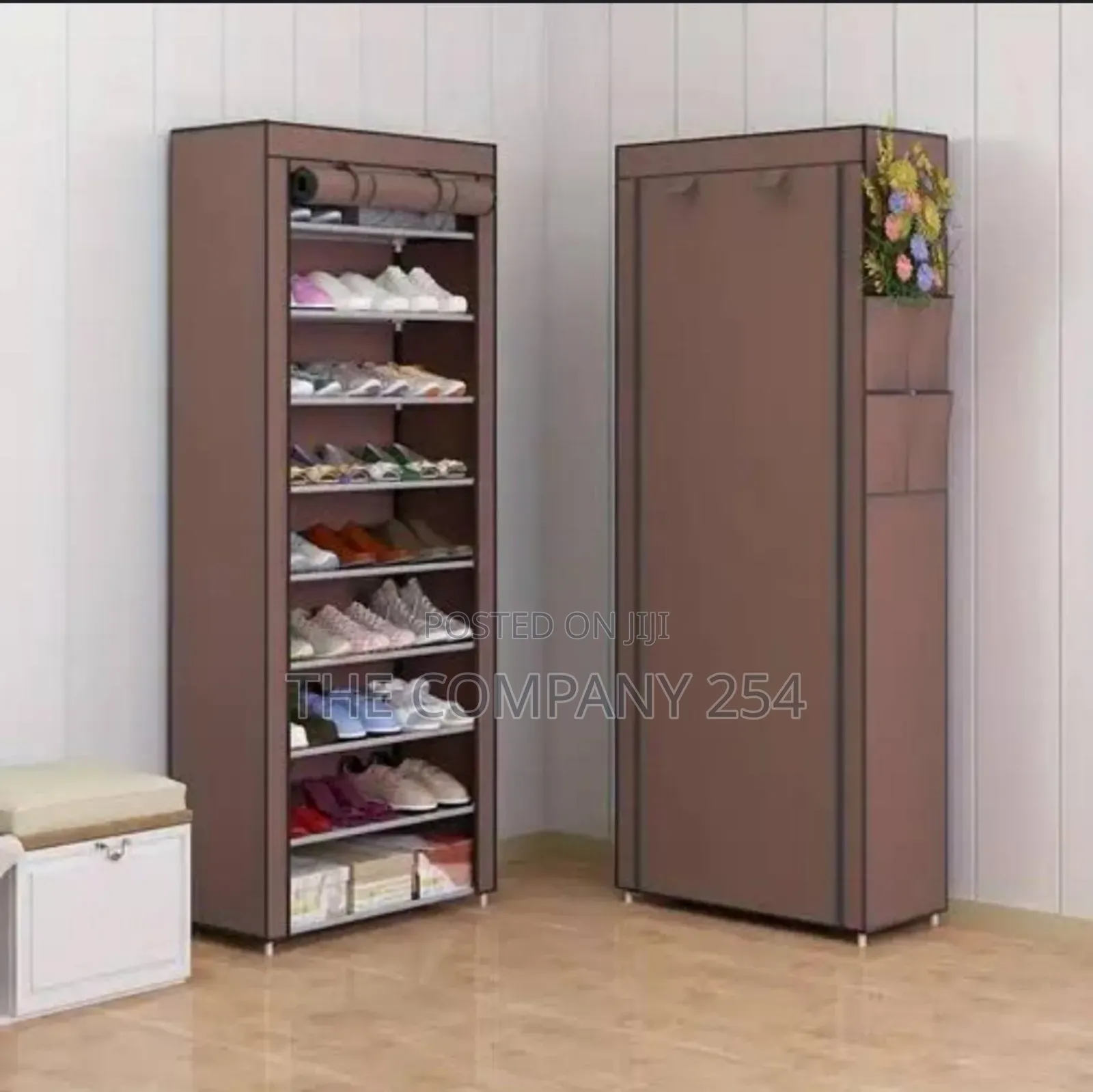 *10 Tier Dustproof 27 Pairs Shoes Rack, Shoe Storage Organizer