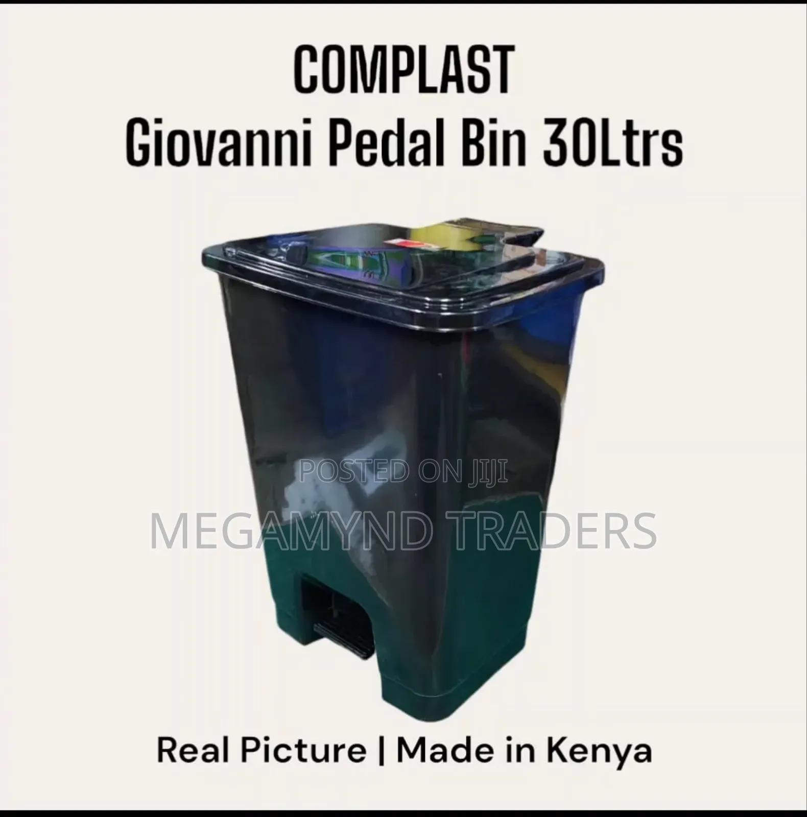 30 LTR Complast Giovanni Pedal Bin/Foot Dust Bin