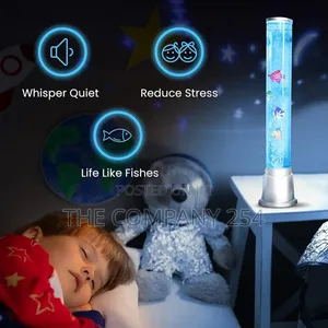 *Bubble Sensory Fish Lamp 48cm Long 10cm Width Aquarium Night Light