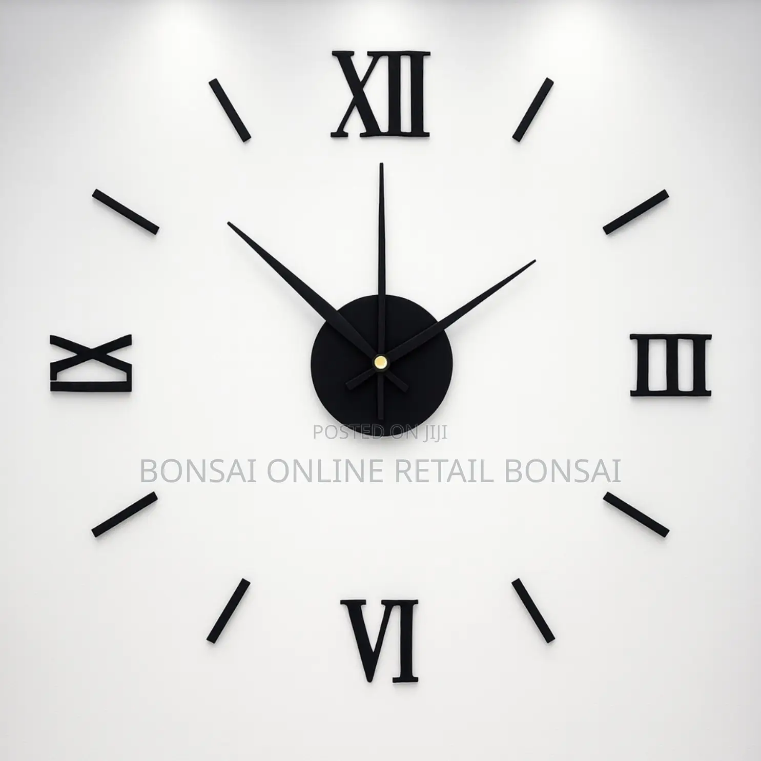 Diy Roman Acrylic Wall Clock Silent Sticker Clock for Home Decor