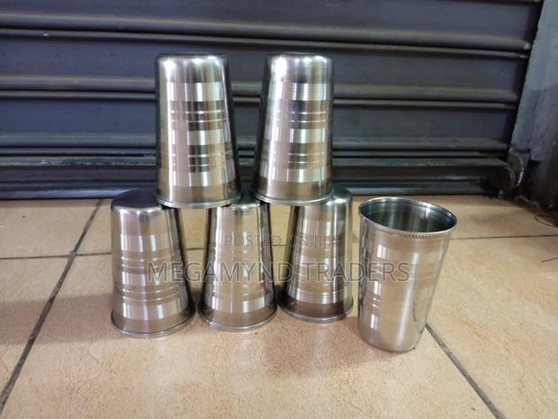 12pc Stainless Steel Glass / Stainless Steel Drinking Tumbler