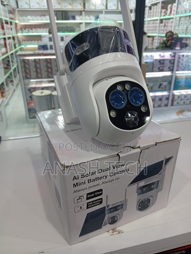 Dual Lens Solar PTZ 4g Ubox Camera 15x Zooming Rate Quality Ubox