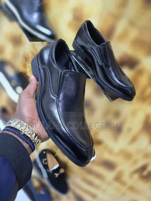 Black Leather Official Shoes