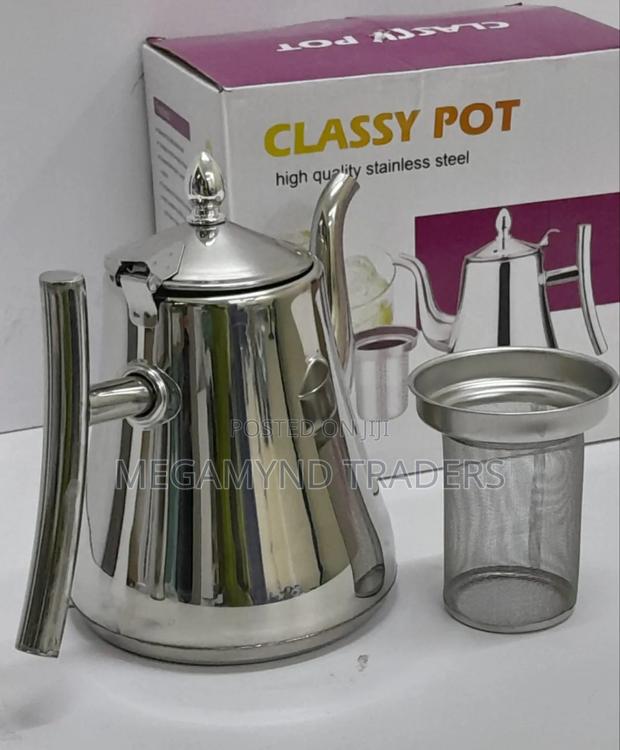 Stainless Steel Tea Kettle With Filter/Coffee Maker - thumbnail 7