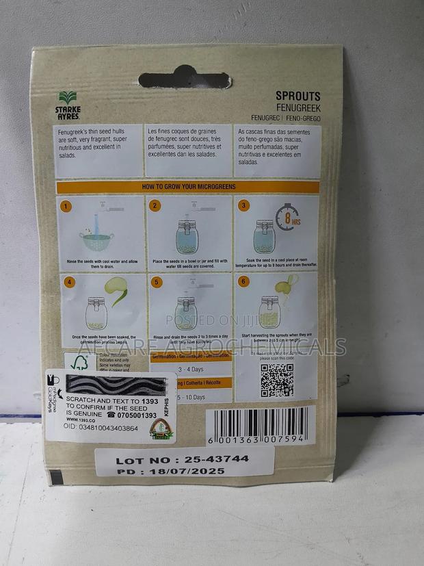 Sprouts Fenugreek Seeds 3 Grams - thumbnail 4