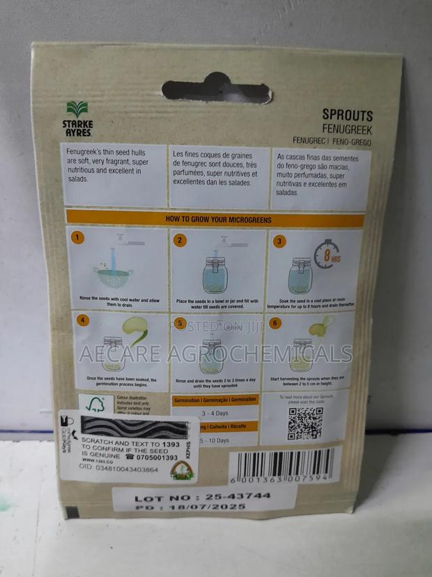 Sprouts Fenugreek Seeds 3 Grams - thumbnail 5