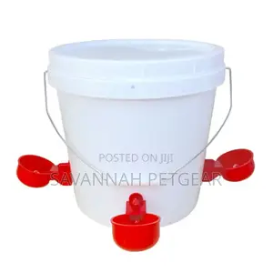Automatic Plastic Poultry Drinker (Chicken Drinkers) Ideal for Bucket