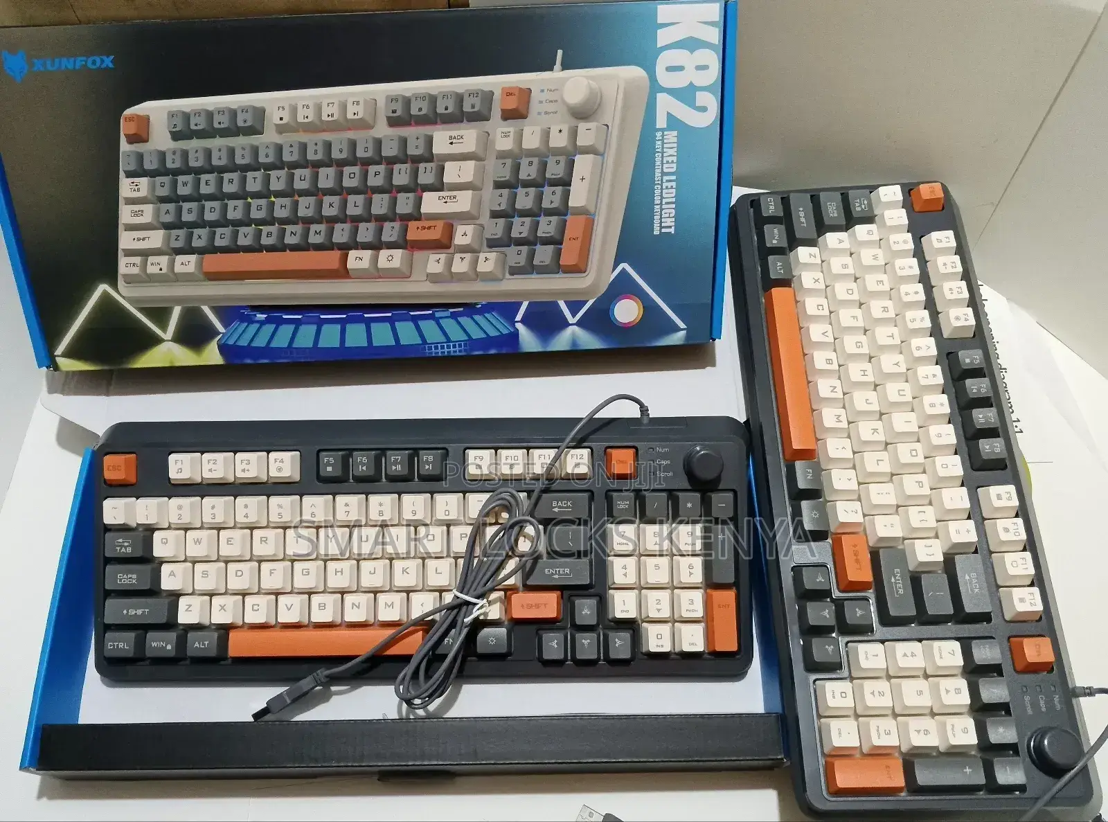 Wired Usb Mechanical Keyboard 94 Keys Luminous Gaming Keyboard