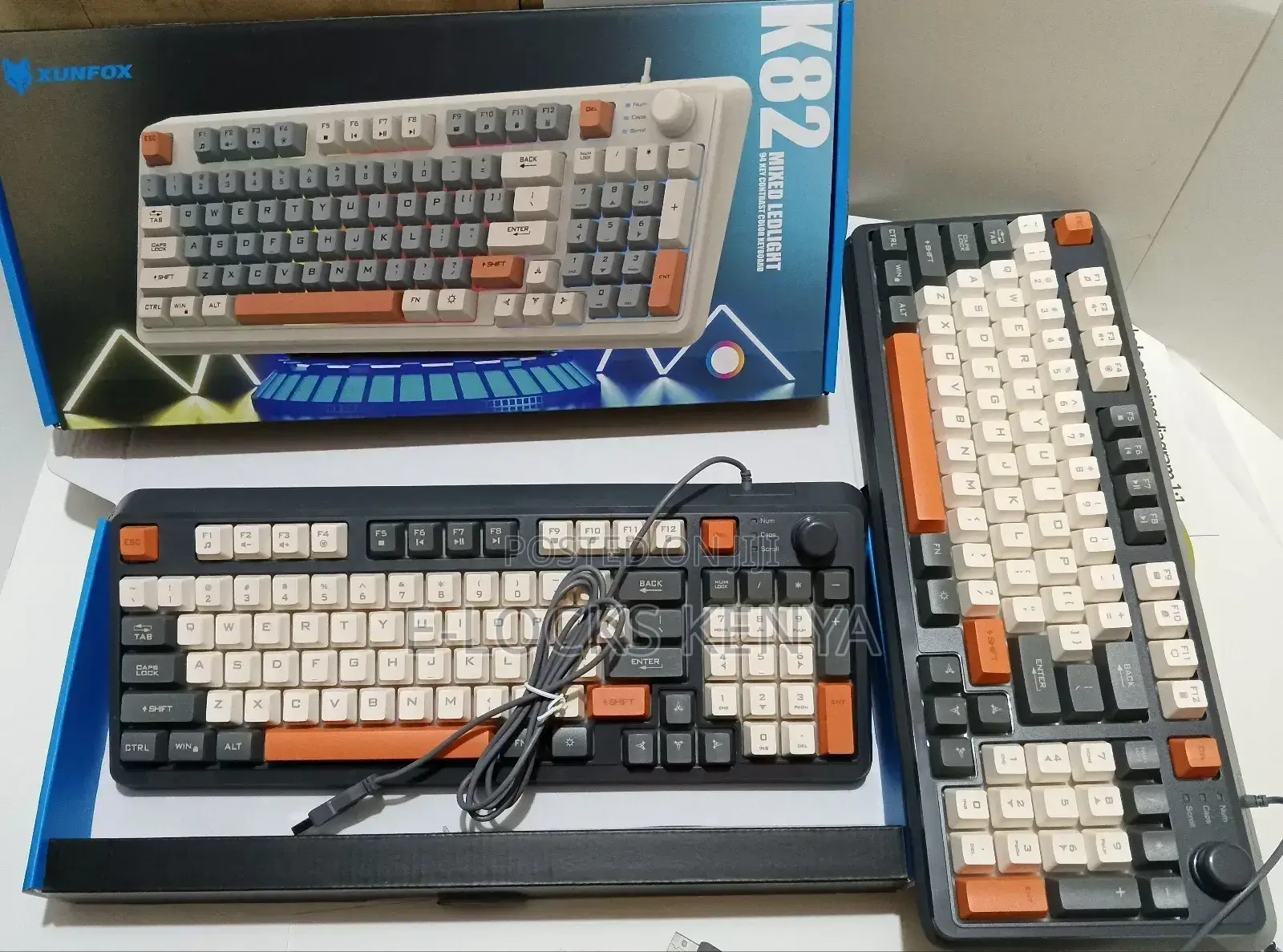 Wired Usb Mechanical Keyboard 94 Keys Luminous Gaming Keyboard