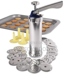 Stainless Steel 24 Option Cookie or Biscuit Press - main view