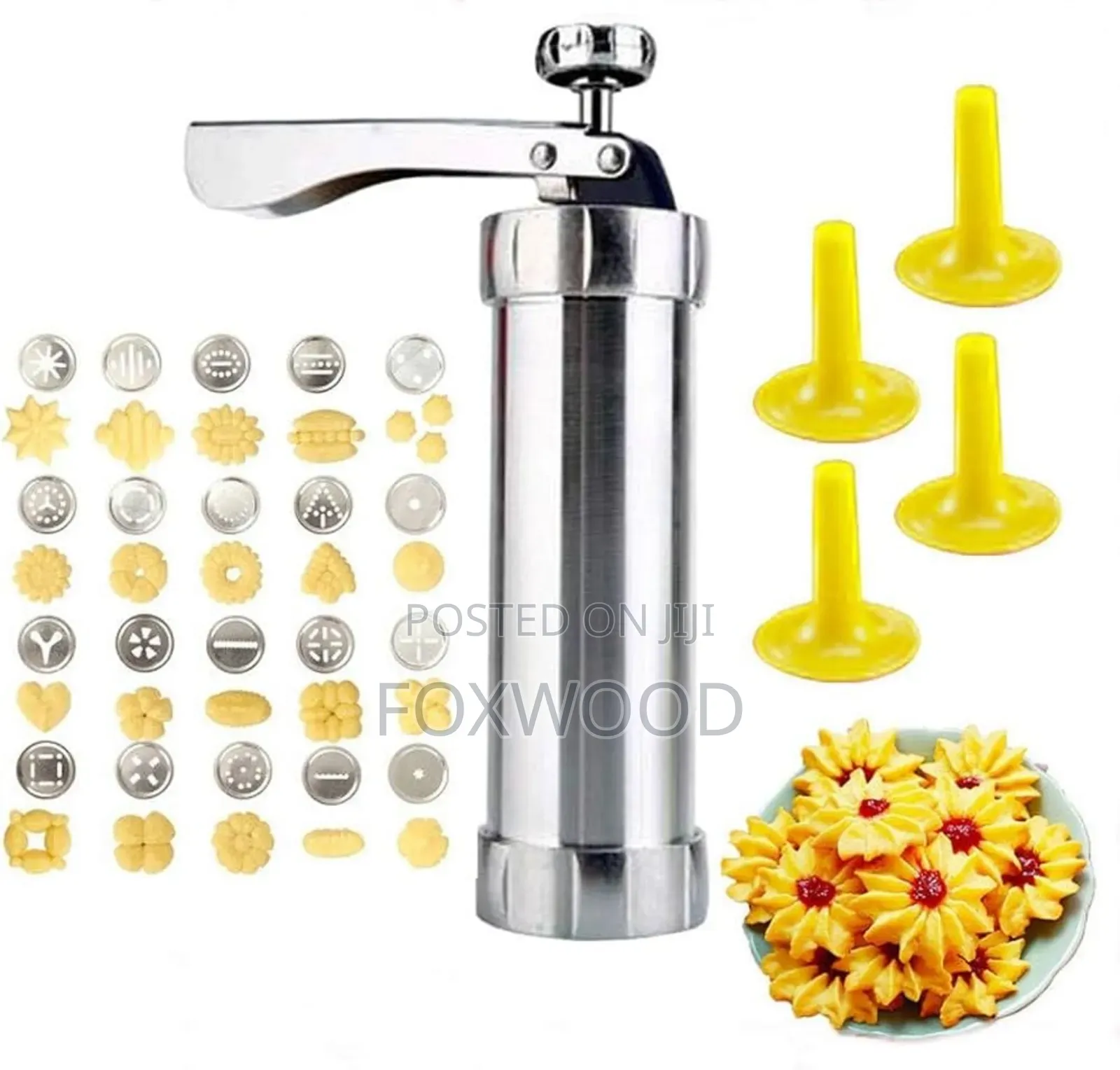 Stainless Steel 24 Option Cookie or Biscuit Press