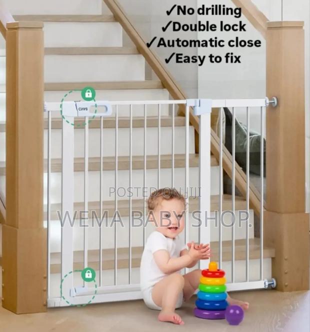 Adjustable Baby/Pet/Kid Safety Security Gate/Stair Barrier Extension - thumbnail 6