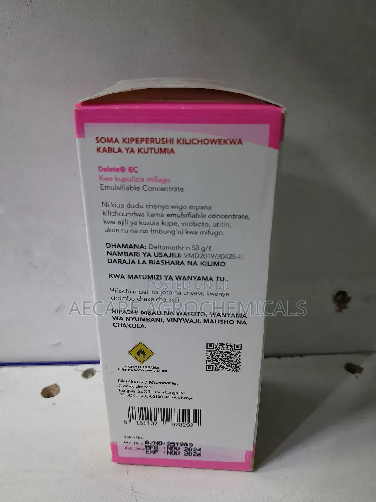 Delete Stock Spray Acaricide 100ml