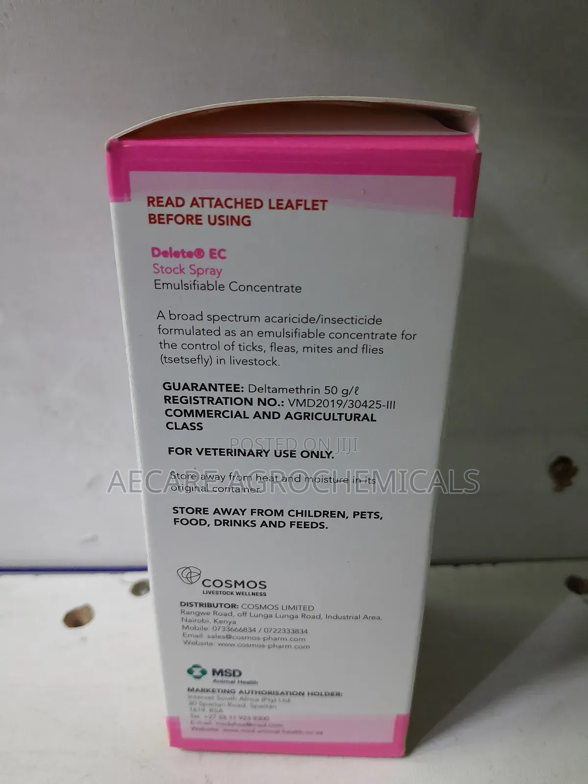 Delete Stock Spray Acaricide 100ml